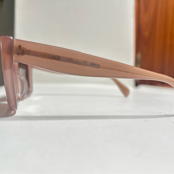 Celine Women's Pink Sunglasses - Picture 3 of 8